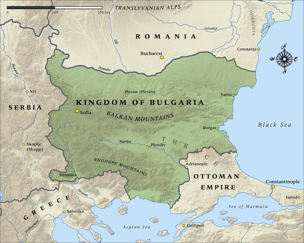 რუკა ძველი ბულგარული