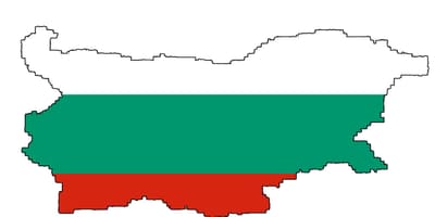 ბულგარეთის რუკა, დროშა