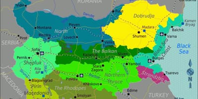 რუკა ბულგარეთი აეროპორტები