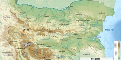 რუკა ბულგარეთი გეოგრაფია
