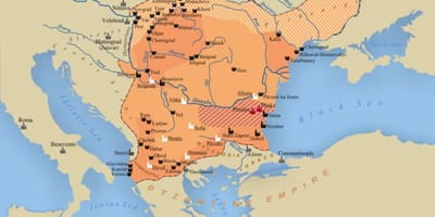 რუკა ბულგარული იმპერია