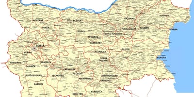 ბულგარეთი ქვეყანა რუკა